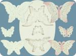 Silikón.forma Lace Butterflies (čipkové motýle)